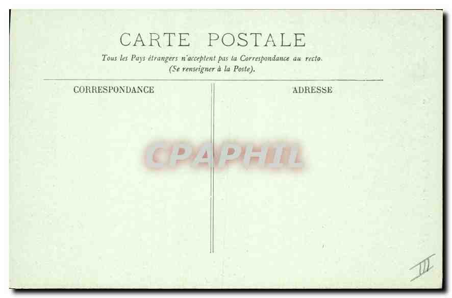 CPA Bordeaux la rue et la Porte Dijeaux  — Verso