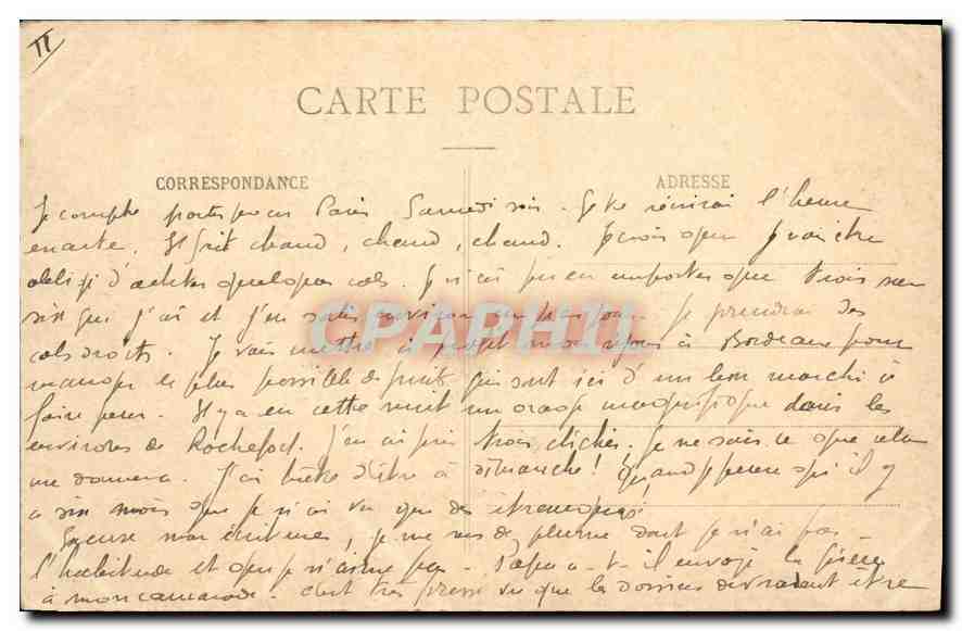 CPA Bordeaux Cathedrale St Andre  — Verso