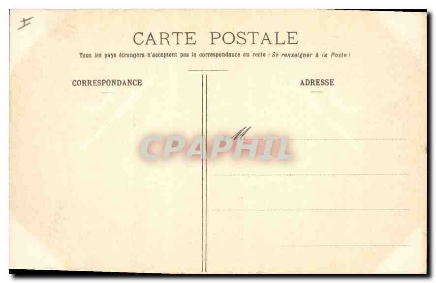 CPA Bordeaux le Parc Bordelais  — Verso