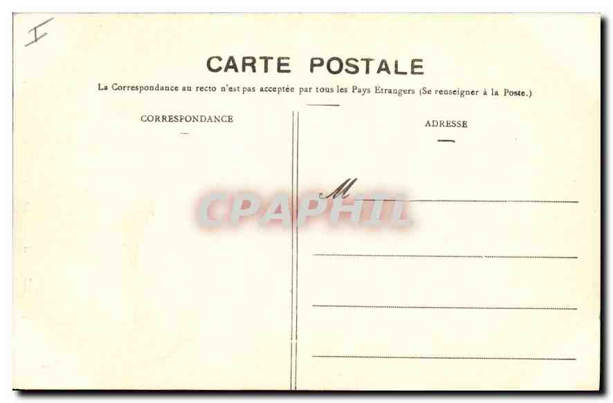 CPA Bordeaux la Grosse Cloche  — Verso