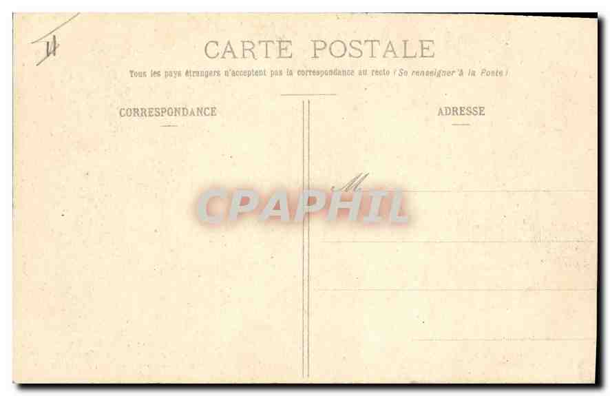 CPA Bordeaux Ruines du Palais Gallien III siecle  — Verso