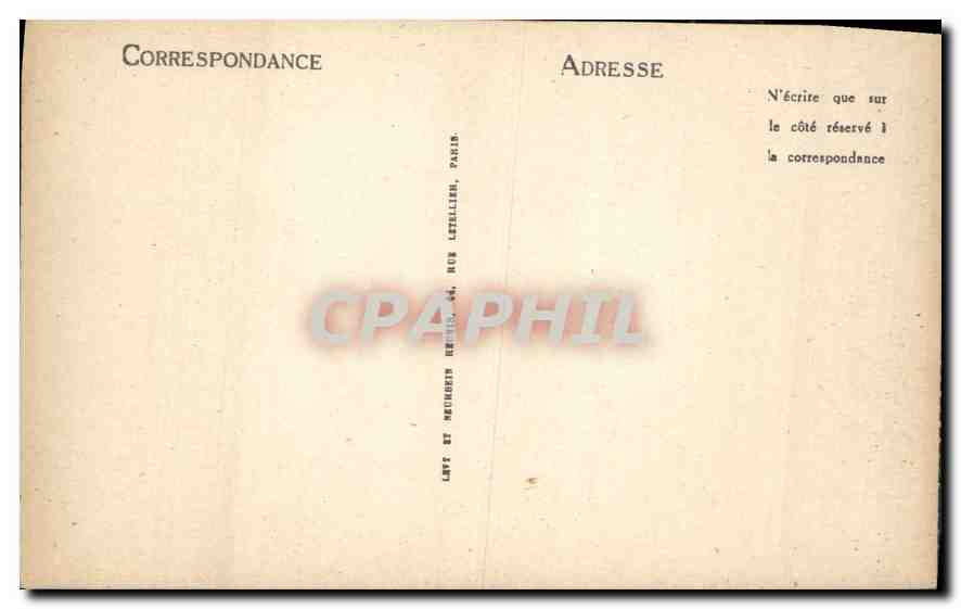 CPA Paris Notre Dame Porte Rue du Cloitre Notre Dame  — Verso