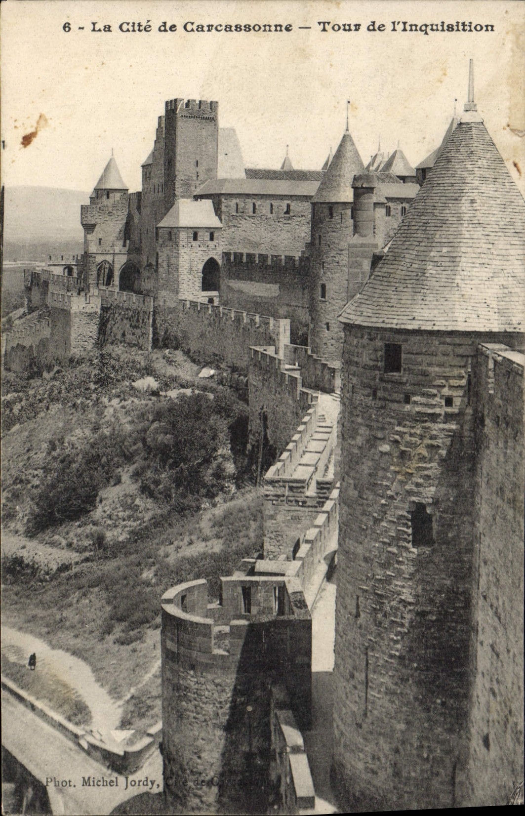 CPA La Cite de Carcassonne Tour de l'Inquisition 