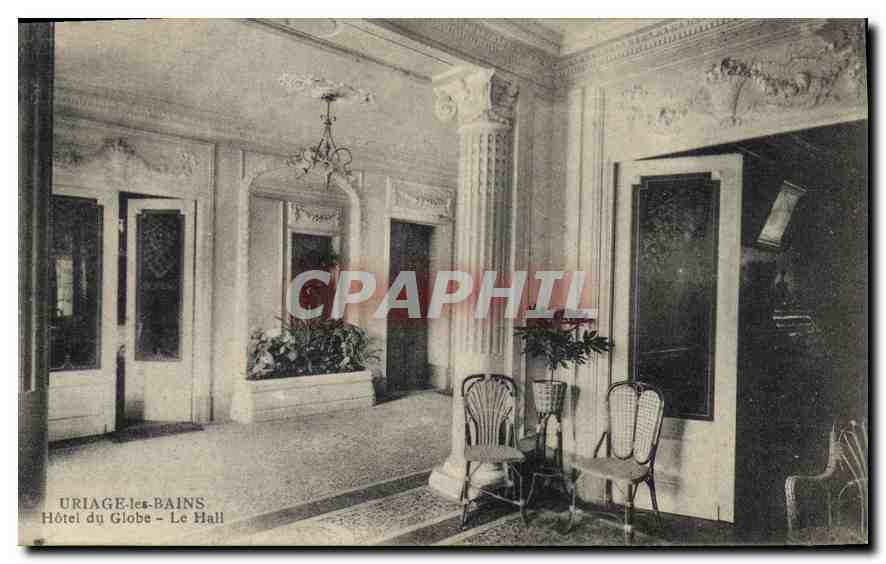 CPA Uriage les Bains Hotel du Globe le Hall 