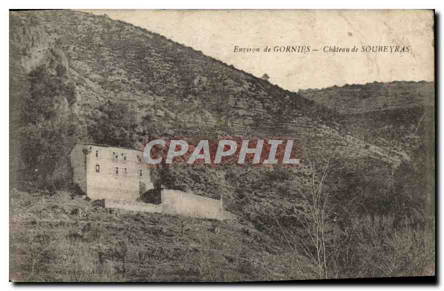 CPA Environ de Gornies Chateau de Soubeyras 