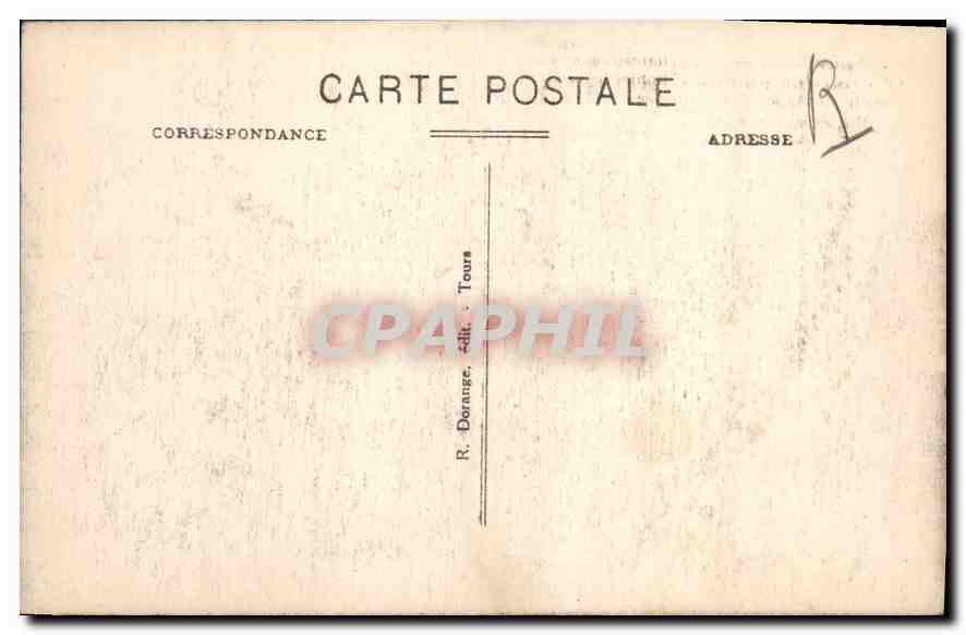CPA Chanonceau I et L Le chateau construit par Thomas Bohier tresorier general des Finances et Cathe — Rückseite