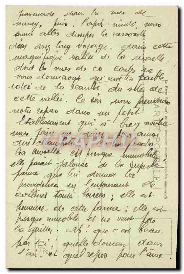 CPA Liverdun Pittoresque La Garenne et les Vannes  — Rückseite