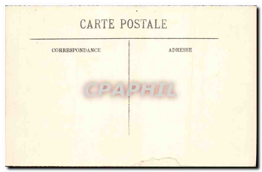 CPA Grenoble Vue generale et la Chaine des Alpes  — Verso