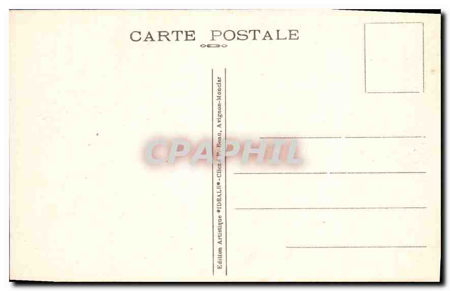 CPA Orange Theatre antique Vue d'ensemble Scene et gradins  — Rückseite