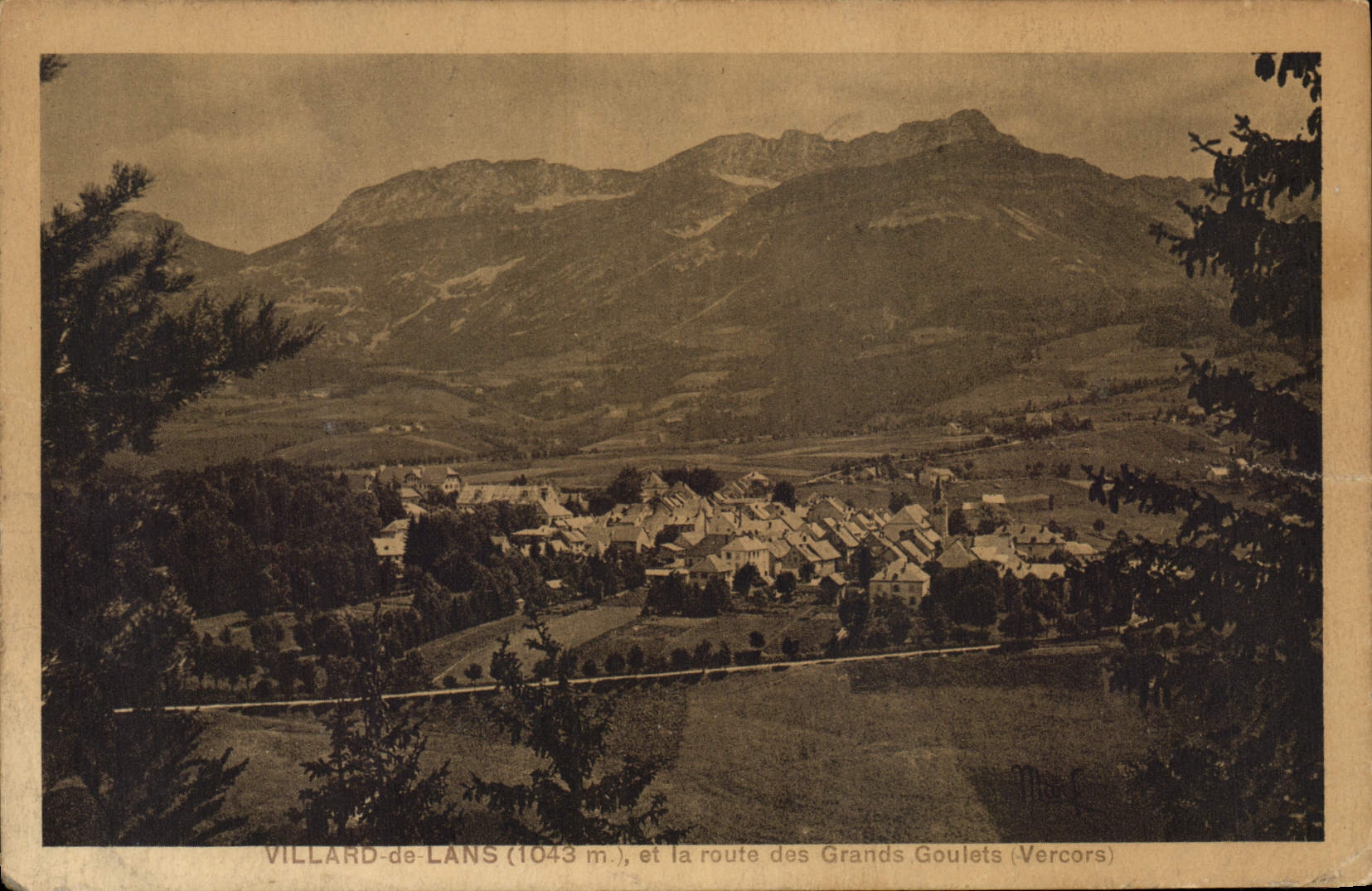 Villard-de-Lans (1043 m.) und die Route des Grands Goulets (Vercors)