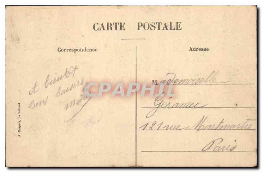 CPA Asile National du Vesinet Facade principale  — Rückseite