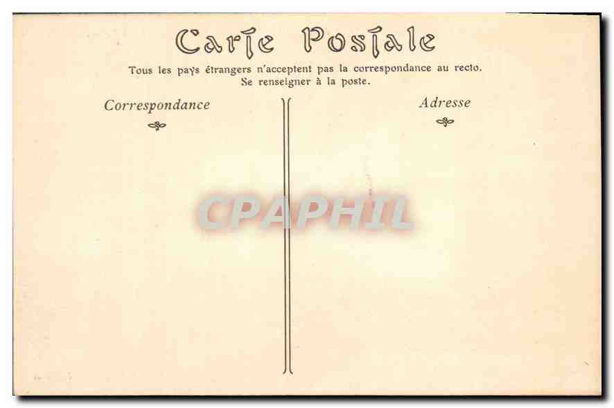CPA Cite de Carcassonne Vieille Rue vers la Porte de l'Aude  — Rückseite