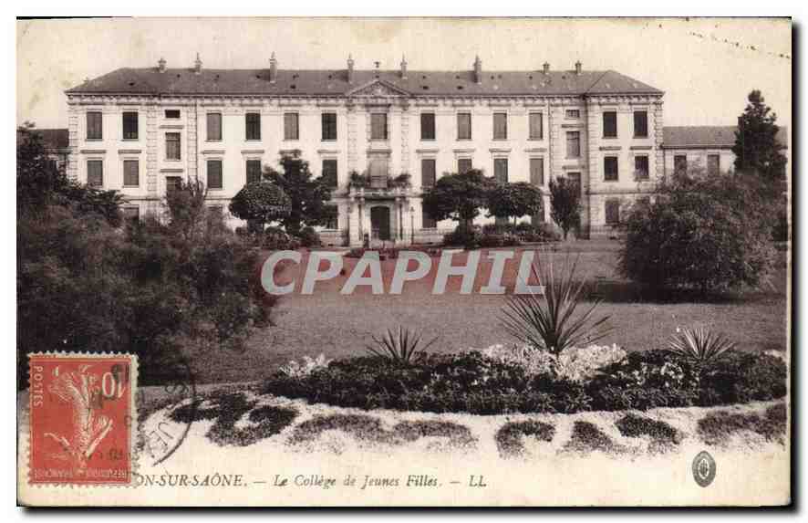 CPA Chalon sur Saone Le College de Jeunes Filles 