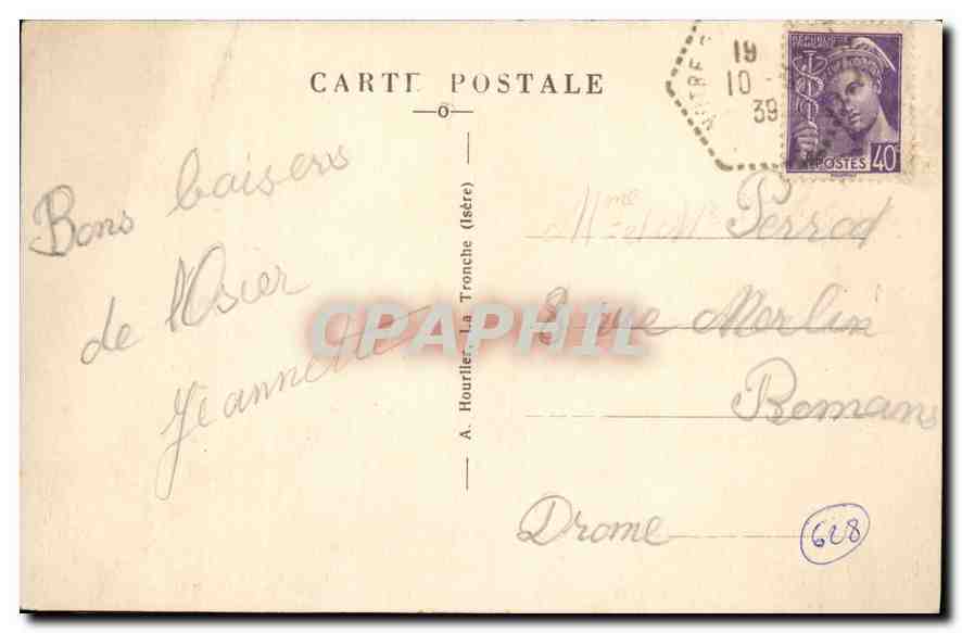 Notre-Dame-de-l'Osier (Isère) — Vue générale — CPAPHIL 4481.7 — Verso