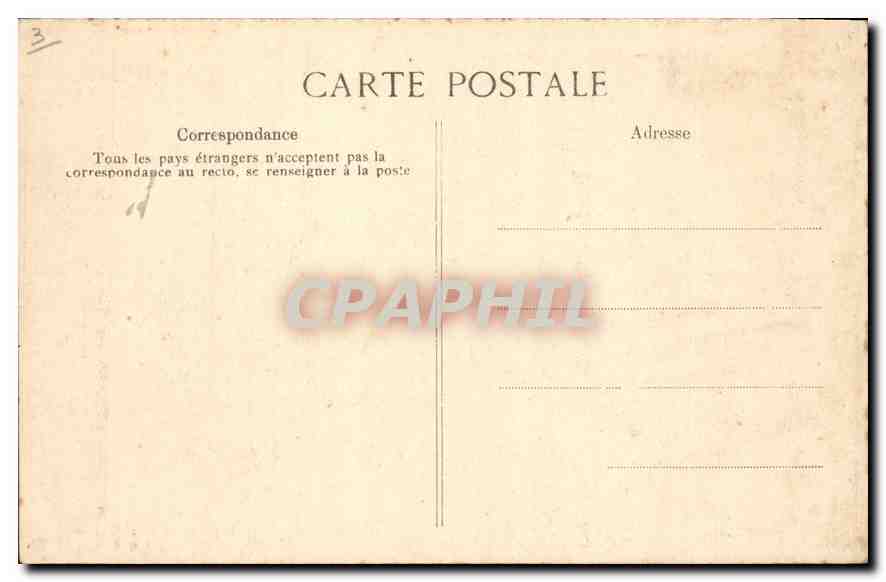 CPA Aix Les Bains Lac du Bourget La Dent du Chat  — Verso