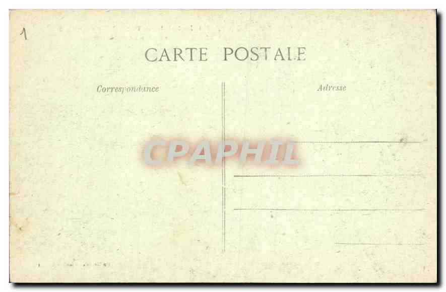 CPA La Pointe du Raz l'Enter de Plogoff La Cheminee du Diable  — Verso