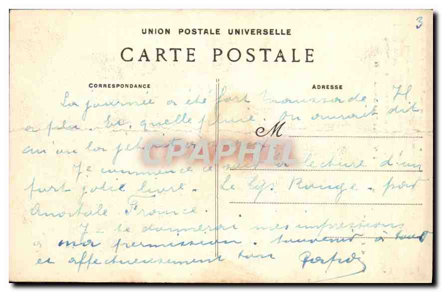 Montereau - L'épée de Jean-sans-Peur à l'église — Collection J. D. — Rückseite