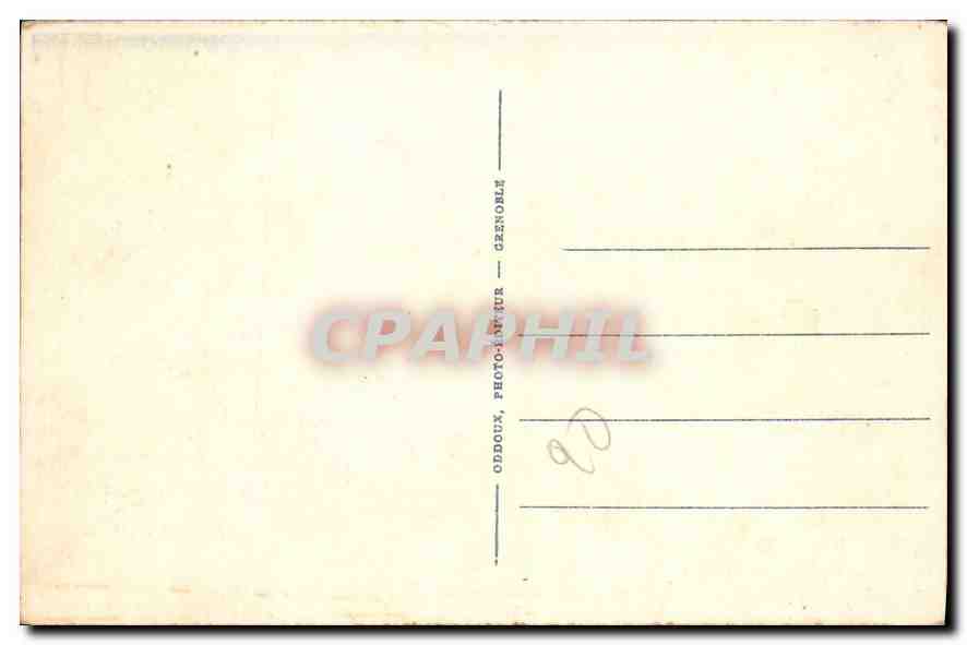 CPA Le Grand Olan Lac Petarel Rhododendron  — Back