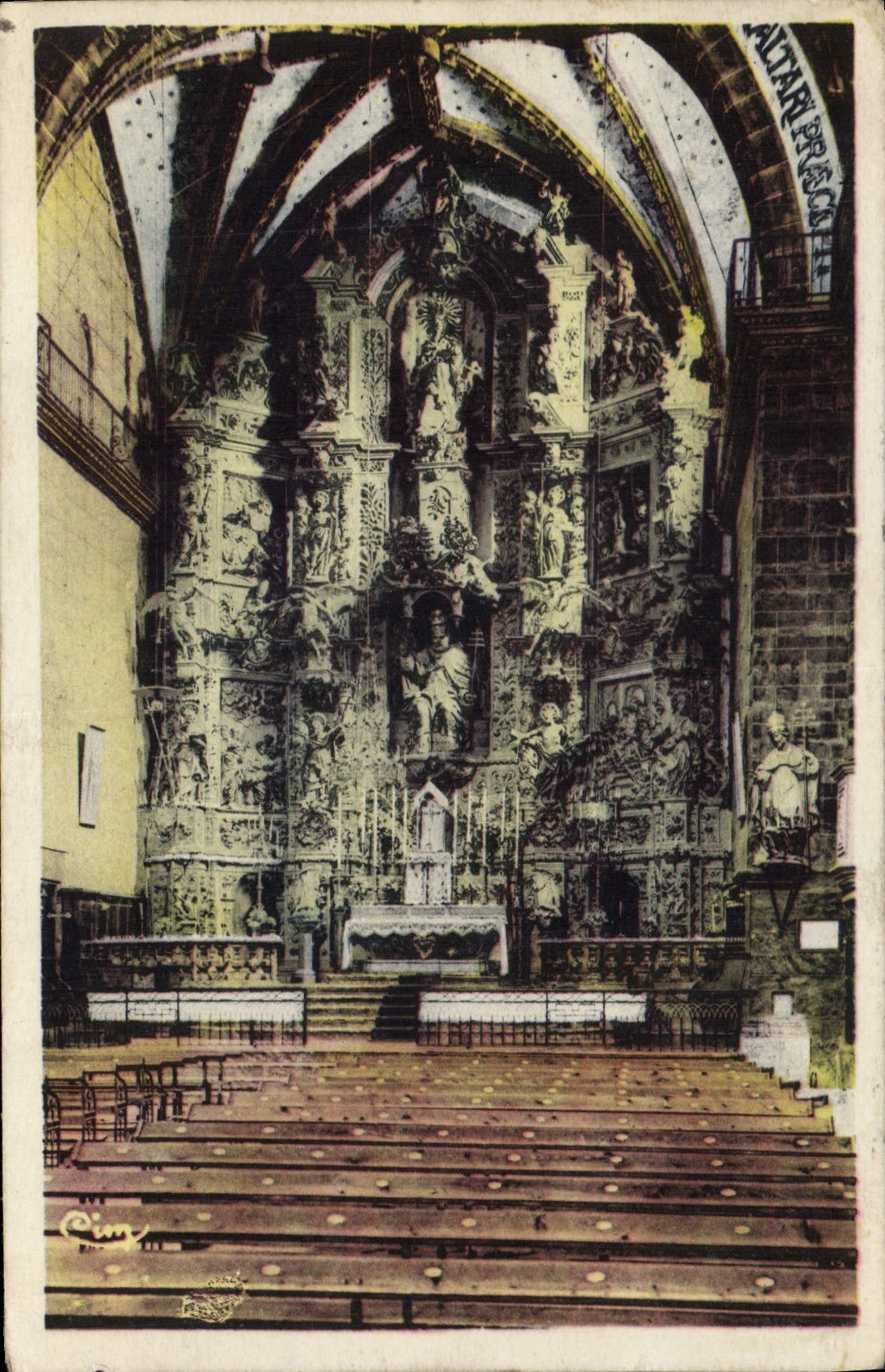 CPA Prades Pyr Or Interieur de l'Eglise 
