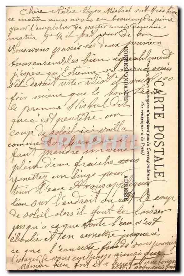CPA Aix les Bains Ensemble de l'Etablissement Thermal  — Verso