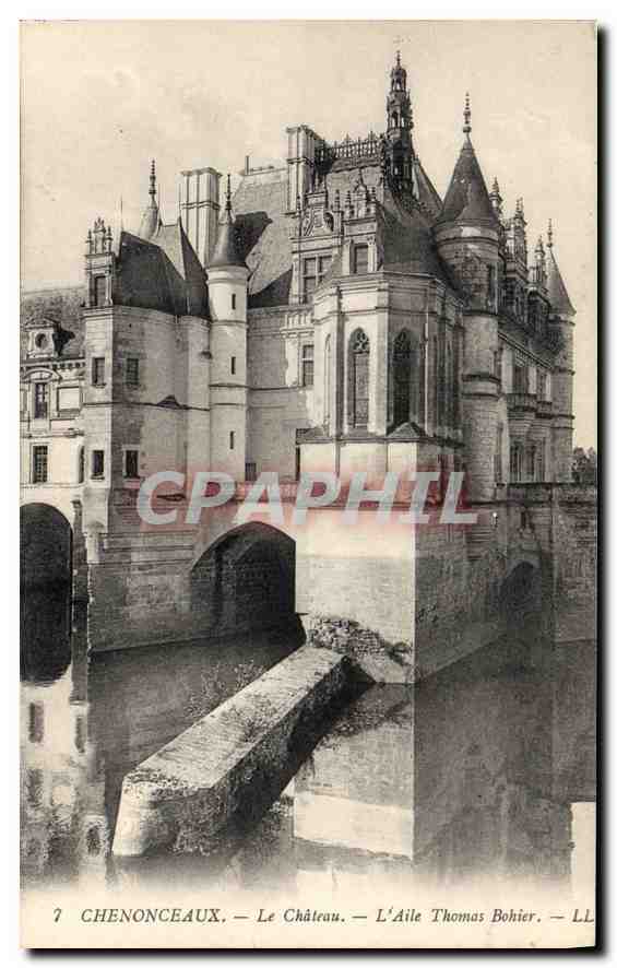 CPA Chenonceaux Le Chateau L'Aile Thomas Bohier 