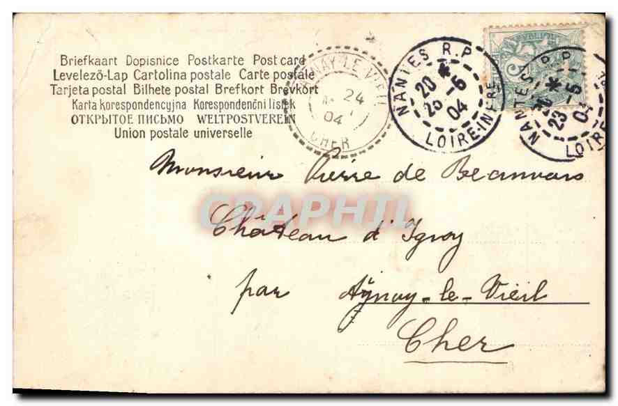CPA Foret — Rückseite
