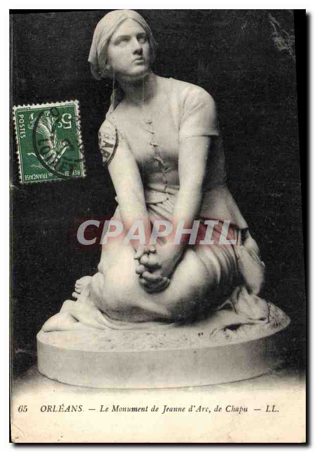 CPA Orleans Le Monument de Jeanne D'Arc de Chapu 