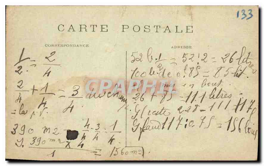 CPA Paris Boulevard des Italiens  — Verso