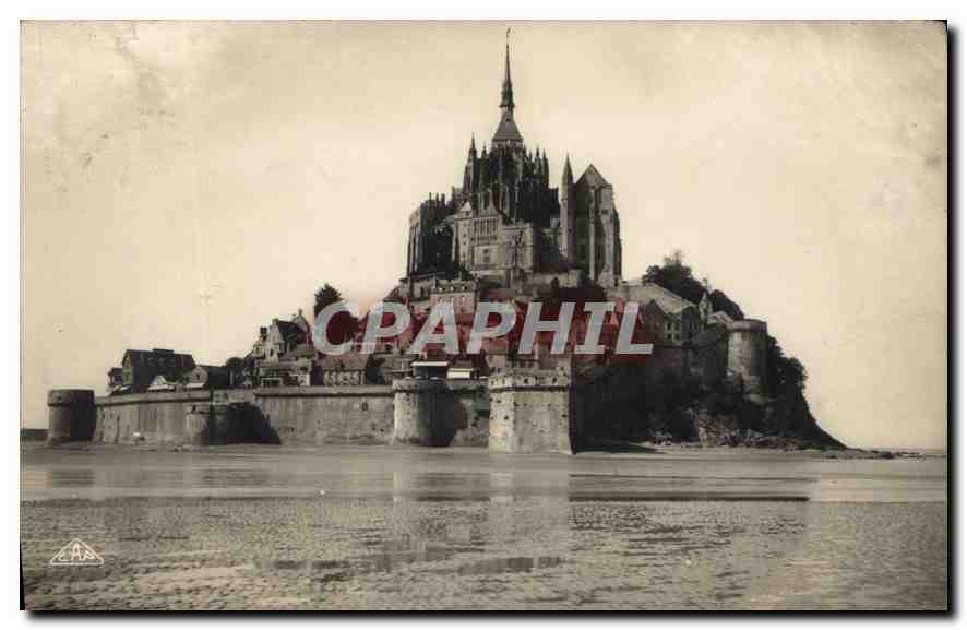 Mont Saint-Michel — Vue générale - Côté Est — G.A.P. Strasbourg n°19