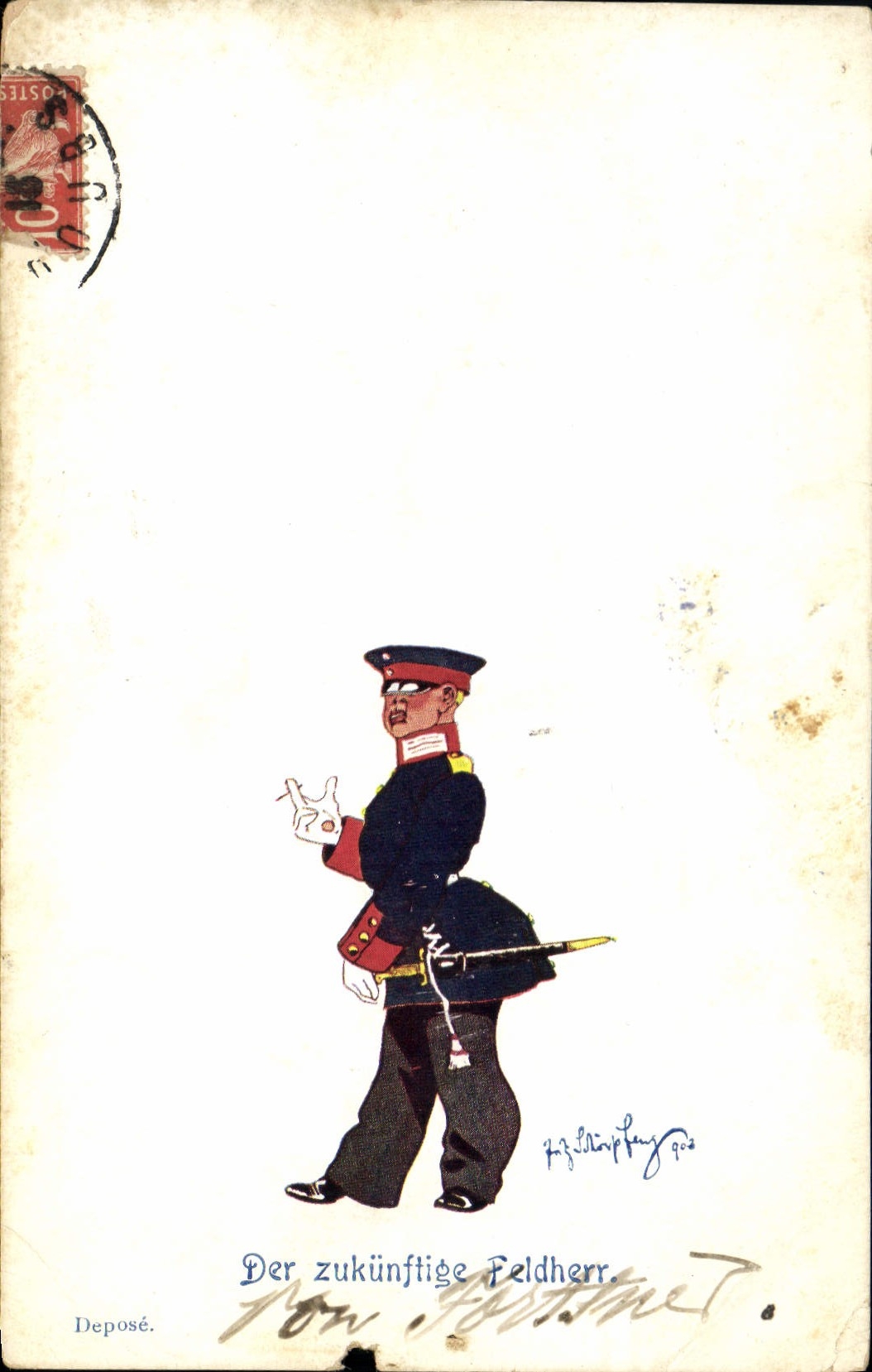 CPA Der zukunftige Feldherr  Militaria
