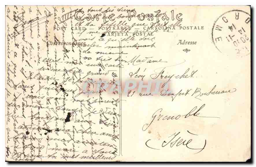 CPA La Frette Seine et Oise Les Coteaux du Val d'Herblay  — Rückseite