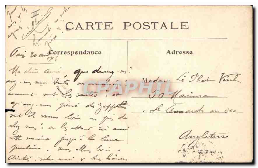 CPA La Seine Pittoresque L'Ile St Germain a Billancourt — Rückseite
