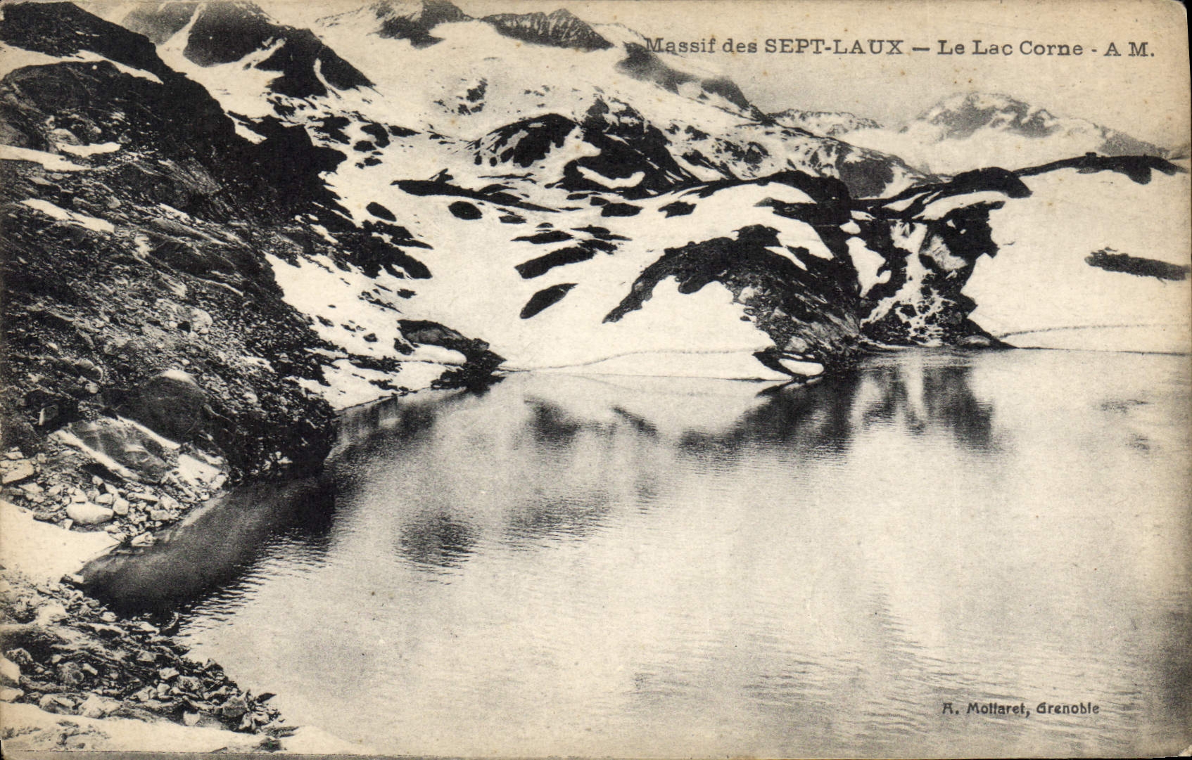 CPA Massif des Sept Laux Le Lac Corne 