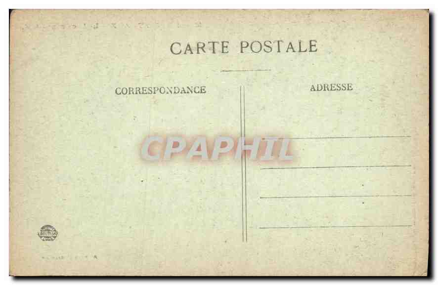 CPA Massif des Sept Laux Le Lac Corne  — Rückseite