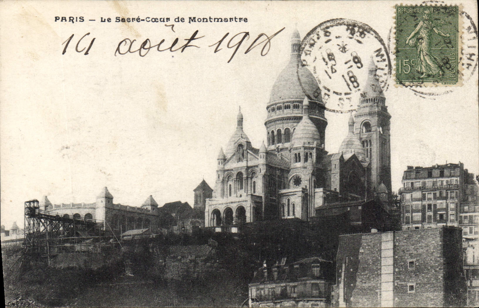 CPA Paris Le Sacre Coeur de Montmartre 