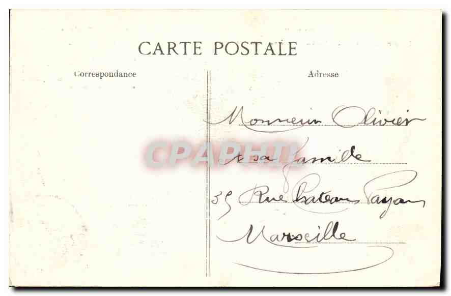 CPA Paris le Pantehon et la Statue de J J Rousseau  — Rückseite