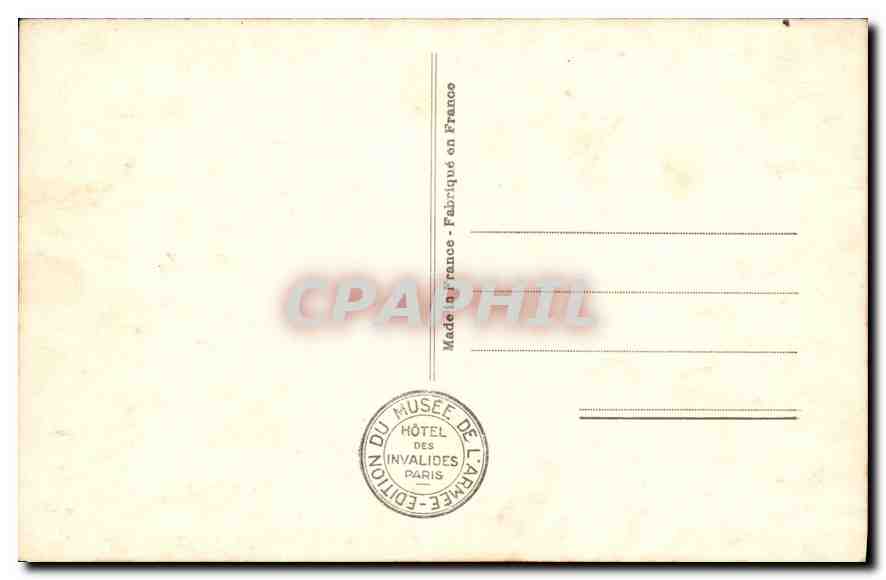 CPA Hotel des Invalides Tombeau de Napoleon I Paris — Rückseite