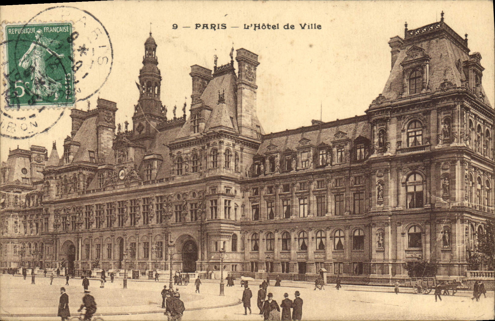 CPA Paris L'Hotel de Ville 