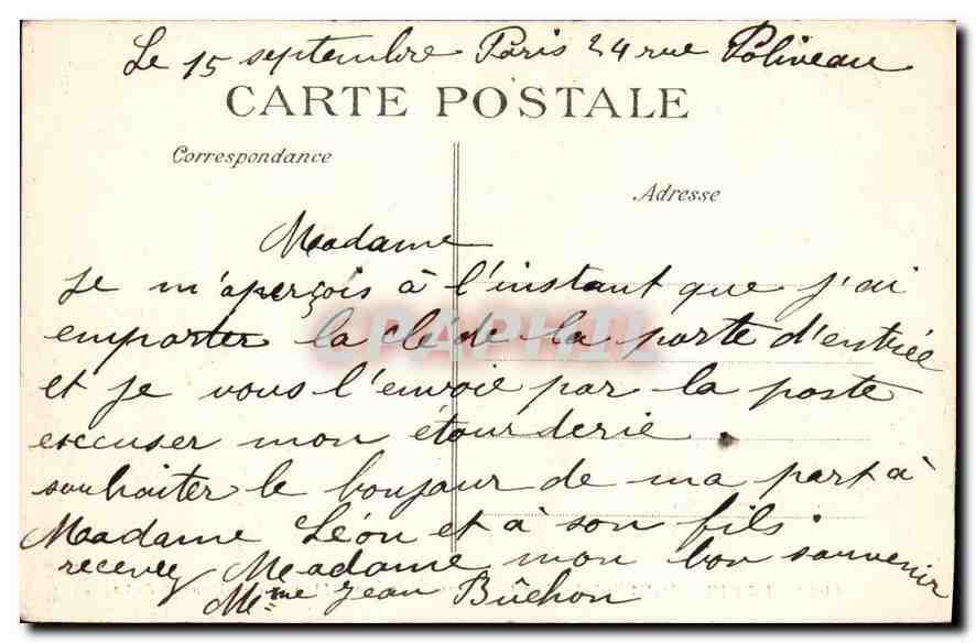 CPA Paris Petit Palais des Champs Elysees Musee des Beaux Arts  — Verso