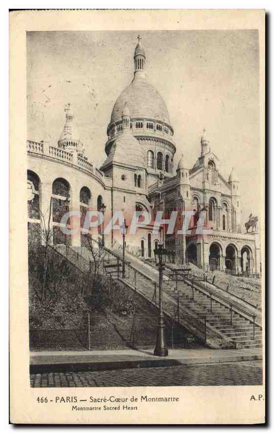 CPA Paris Sacre Coeur de Montmartre 