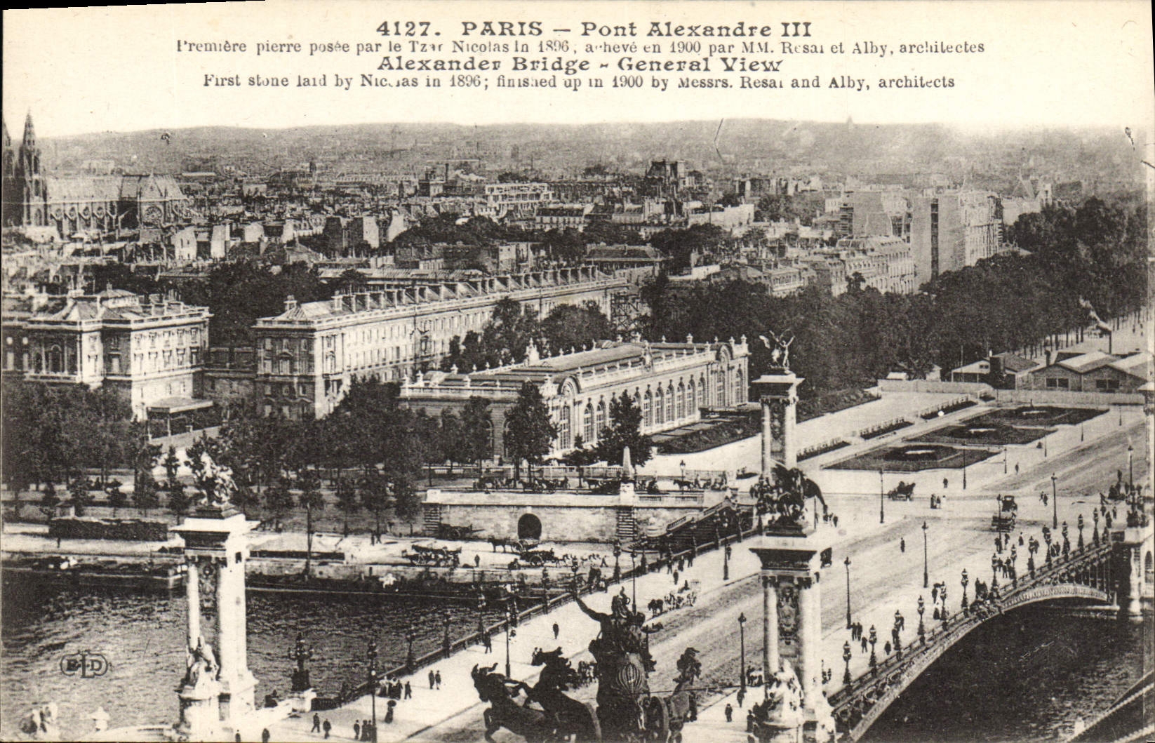 CPA Paris Pont Alexandre III 