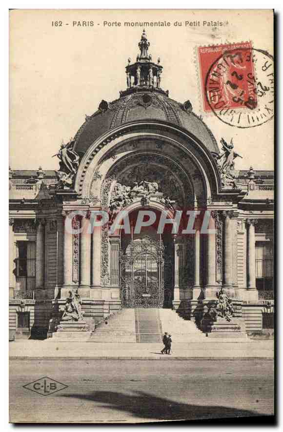 CPA Paris Porte monumentale du Petit Palais 