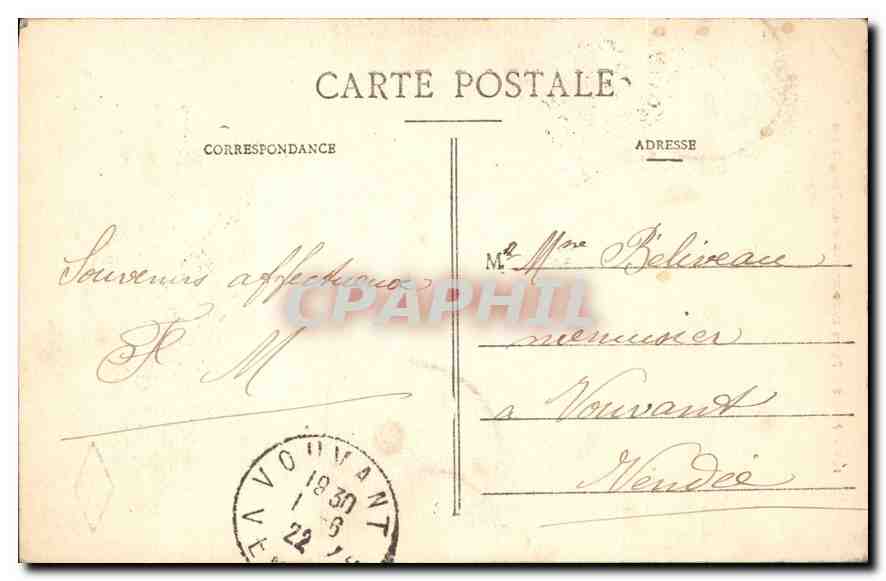 CPA Paris Porte monumentale du Petit Palais  — Rückseite