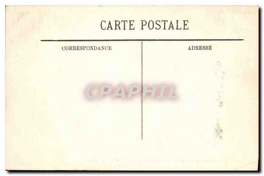CPA Paris La Chambre des Deputes Facade donnant sur le Quai d'Orsay  — Verso