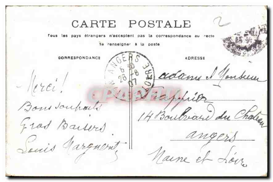 CPA Paris Palais de la Legion d'Honneur  — Rückseite