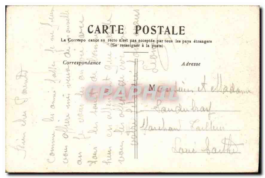CPA Paris La Basilique du Sacre Coeur  — Rückseite