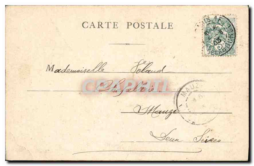 CPA Paris Le Lion de Belfort  — Rückseite