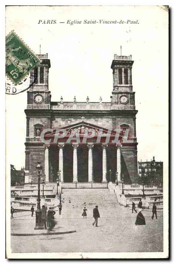 CPA Paris Eglise Saint Vincent de Paul 