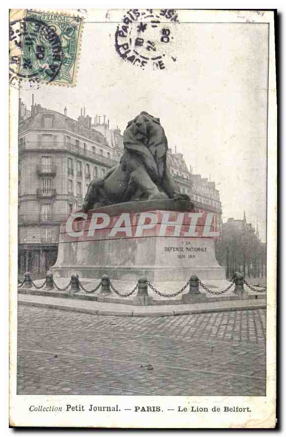 CPA Collection Petit Journal Paris Le Lion de Belfort 