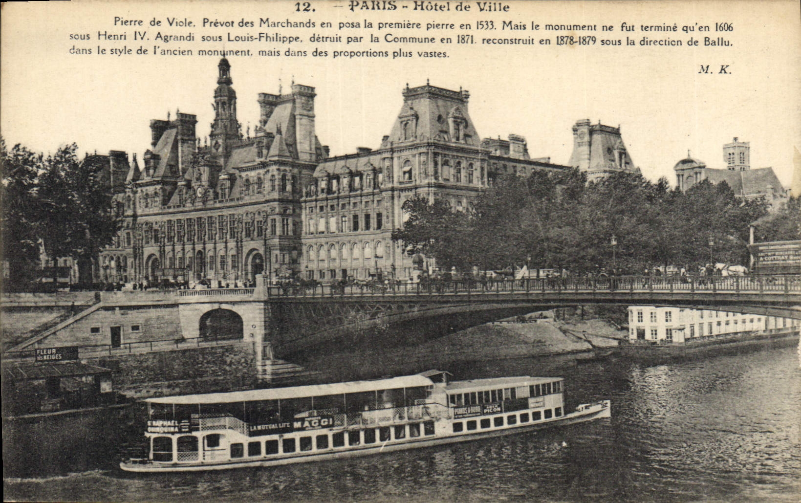 CPA Paris Hotel de Ville 
